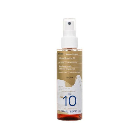KORRES - AEGEAN BRONZE Αντηλιακό Λάδι για βαθύ μαύρισμα SPF10 - 150ml